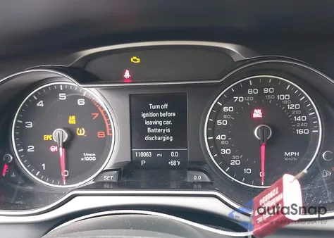 2014 Audi A4 Premium from USA, damaged, VIN WAUBFAFL9EN009849